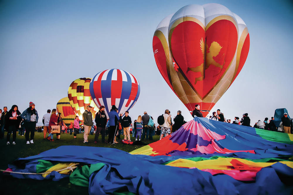 Fall colors at Balloon Fiesta Park